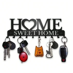 Black Metal Key Holder