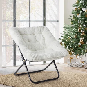 Cozy Folding Saucer Chair