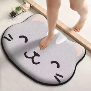 Cartoon Plush Bathroom Mat