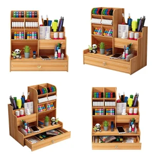 Wooden Desk Organizer