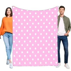 Pink Polka Dot Blanket
