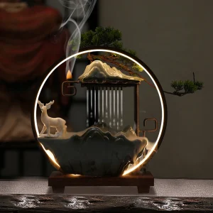 LED Deer Mist Fountain