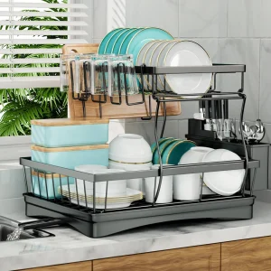 2 Tier Dish Drying Rack
